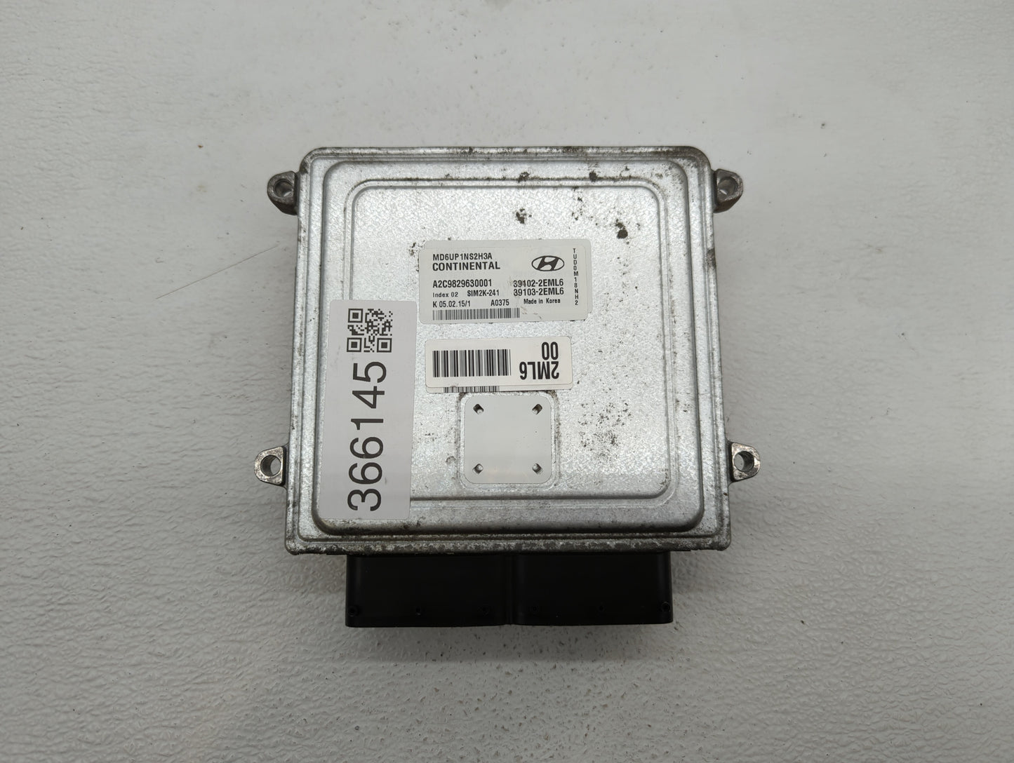 2014-2016 Hyundai Elantra PCM Engine Control Computer ECU ECM PCU OEM P/N:39103-2EML5 39102-2EML5 Fits Fits 2014 2015 2016 O