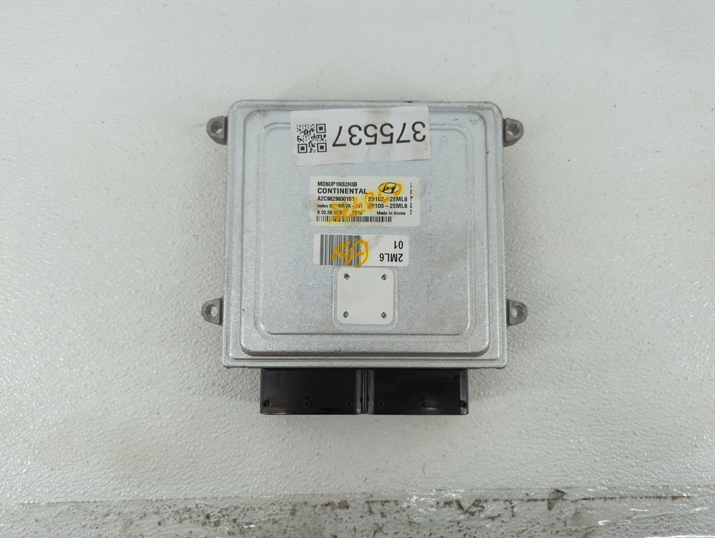 2014-2016 Hyundai Elantra PCM Engine Control Computer ECU ECM PCU OEM P/N:39102-2EML4 39103-2EML5 Fits Fits 2014 2015 2016 O