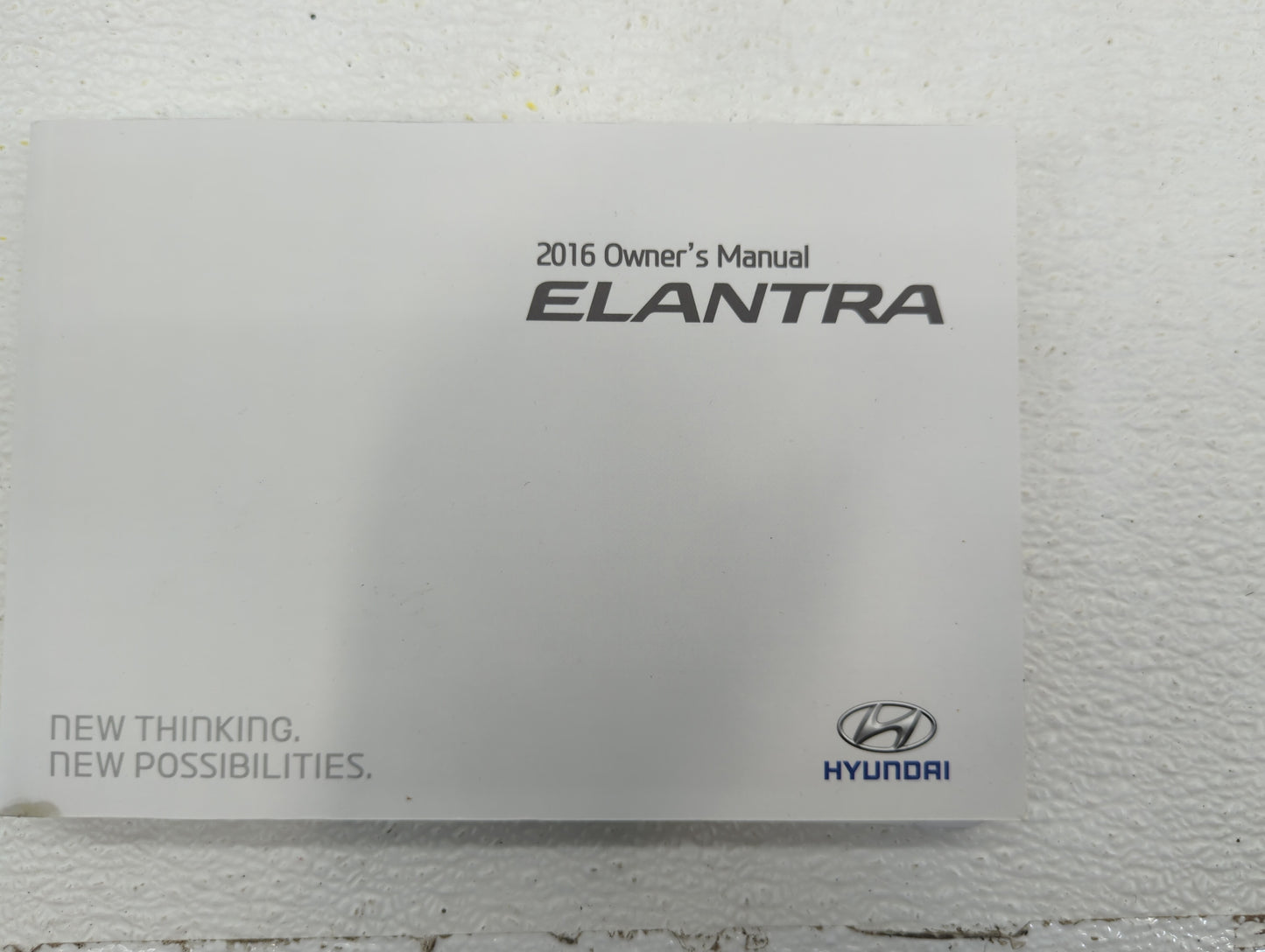 2016 Hyundai Elantra Owners Manual Book Guide OEM Used Auto Parts - Oemusedautoparts1.com
