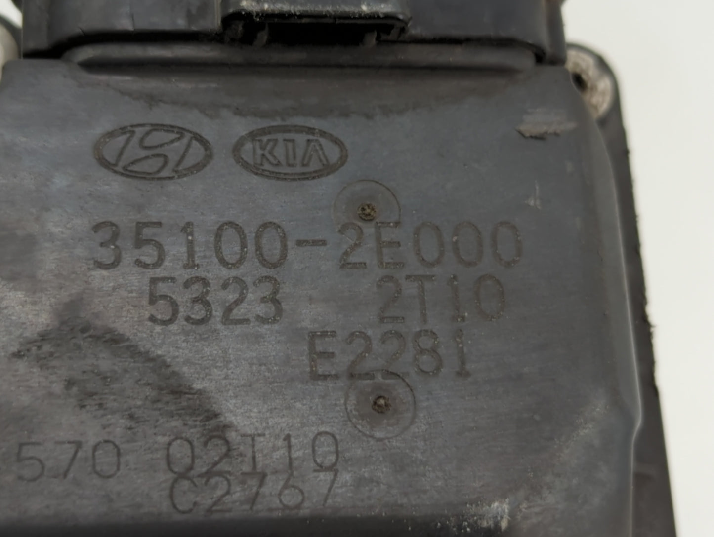 2011-2020 Hyundai Elantra Throttle Body P/N:35100-2E000 35100-2E710 Fits OEM Used Auto Parts - Oemusedautoparts1.com