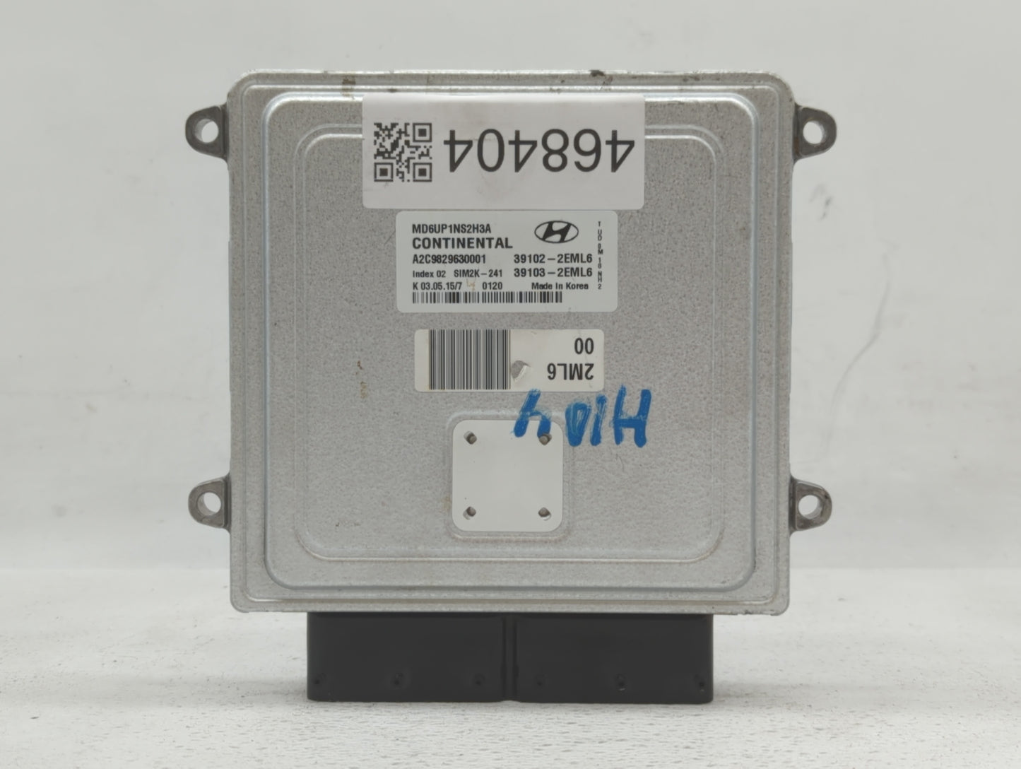 2014-2016 Hyundai Elantra PCM Engine Control Computer ECU ECM PCU OEM P/N:39102-2EML4 39101-2EML6 Fits Fits 2014 2015 2016 O