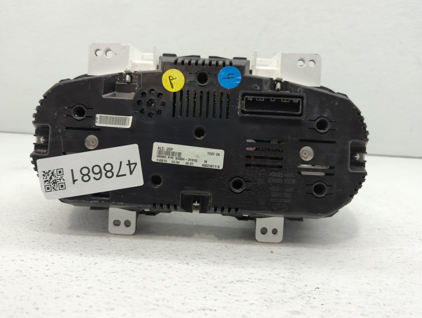 2014-2016 Hyundai Elantra Instrument Cluster Speedometer Gauges P/N:94004-3Y000 94004-3Y010 Fits Fits 2014 2015 2016 OEM Use