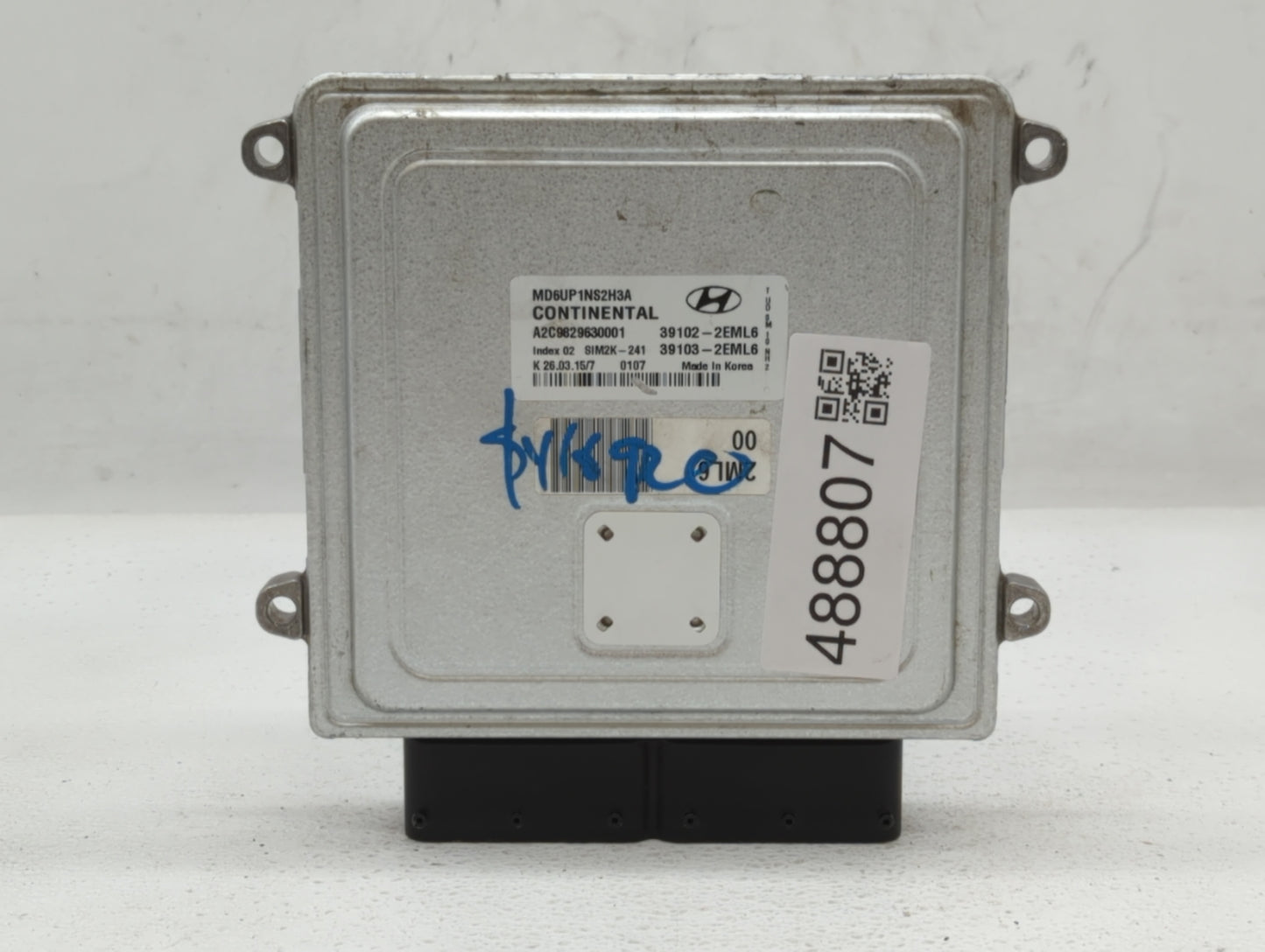 2014-2016 Hyundai Elantra PCM Engine Control Computer ECU ECM PCU OEM P/N:39103-2EML6 39102-2EML6 Fits Fits 2014 2015 2016 O