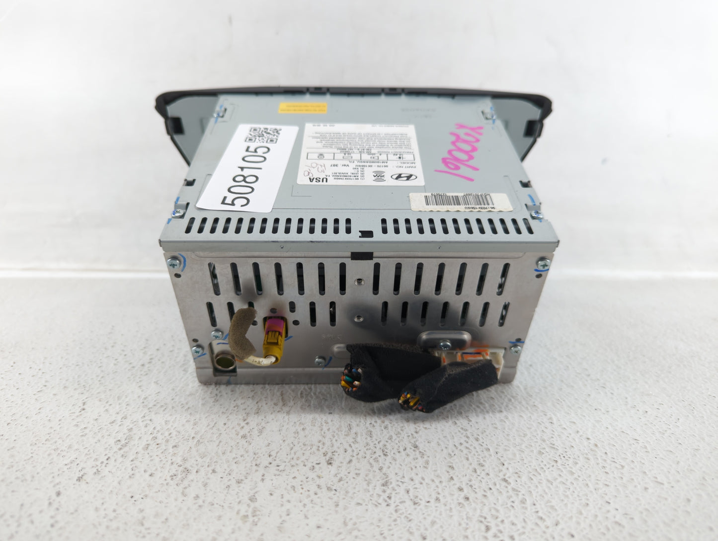 2014-2016 Hyundai Elantra Radio AM FM Cd Player Receiver Replacement P/N:96170-3X156GU Fits Fits 2014 2015 2016 OEM Used Aut