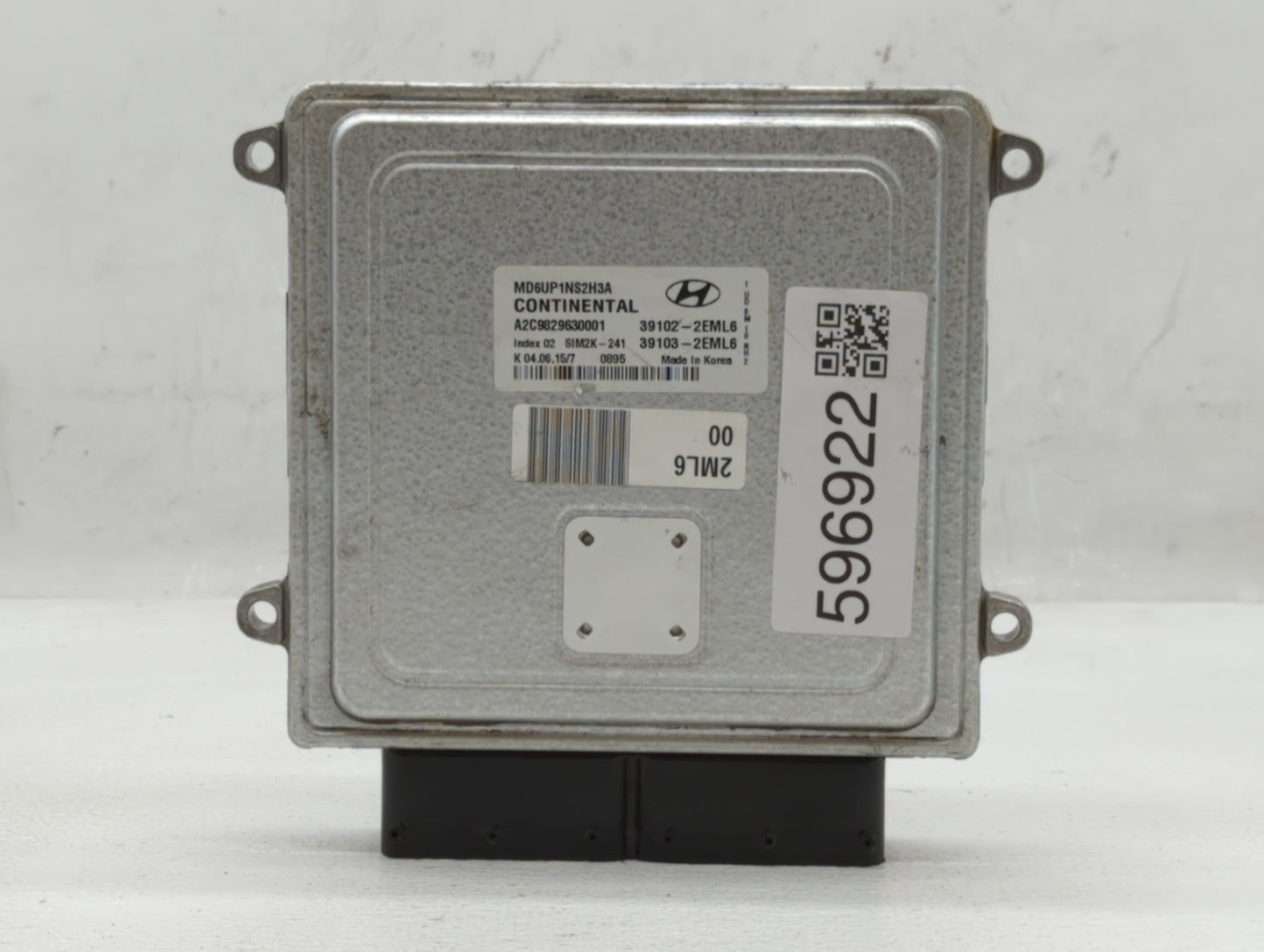 2014-2016 Hyundai Elantra PCM Engine Control Computer ECU ECM PCU OEM P/N:39103-2EML6 39102-2EML6 Fits Fits 2014 2015 2016 O
