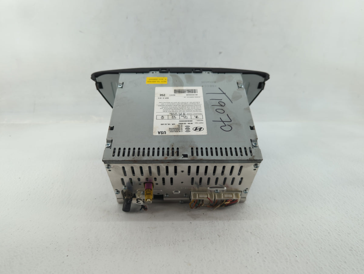 2014-2016 Hyundai Elantra Am Fm Cd Player Radio Receiver 597988 - Oemusedautoparts1.com