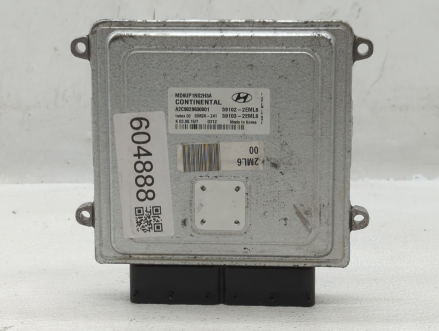 2014-2016 Hyundai Elantra PCM Engine Control Computer ECU ECM PCU OEM P/N:39102-2EML6 Fits Fits 2014 2015 2016 OEM Used Auto