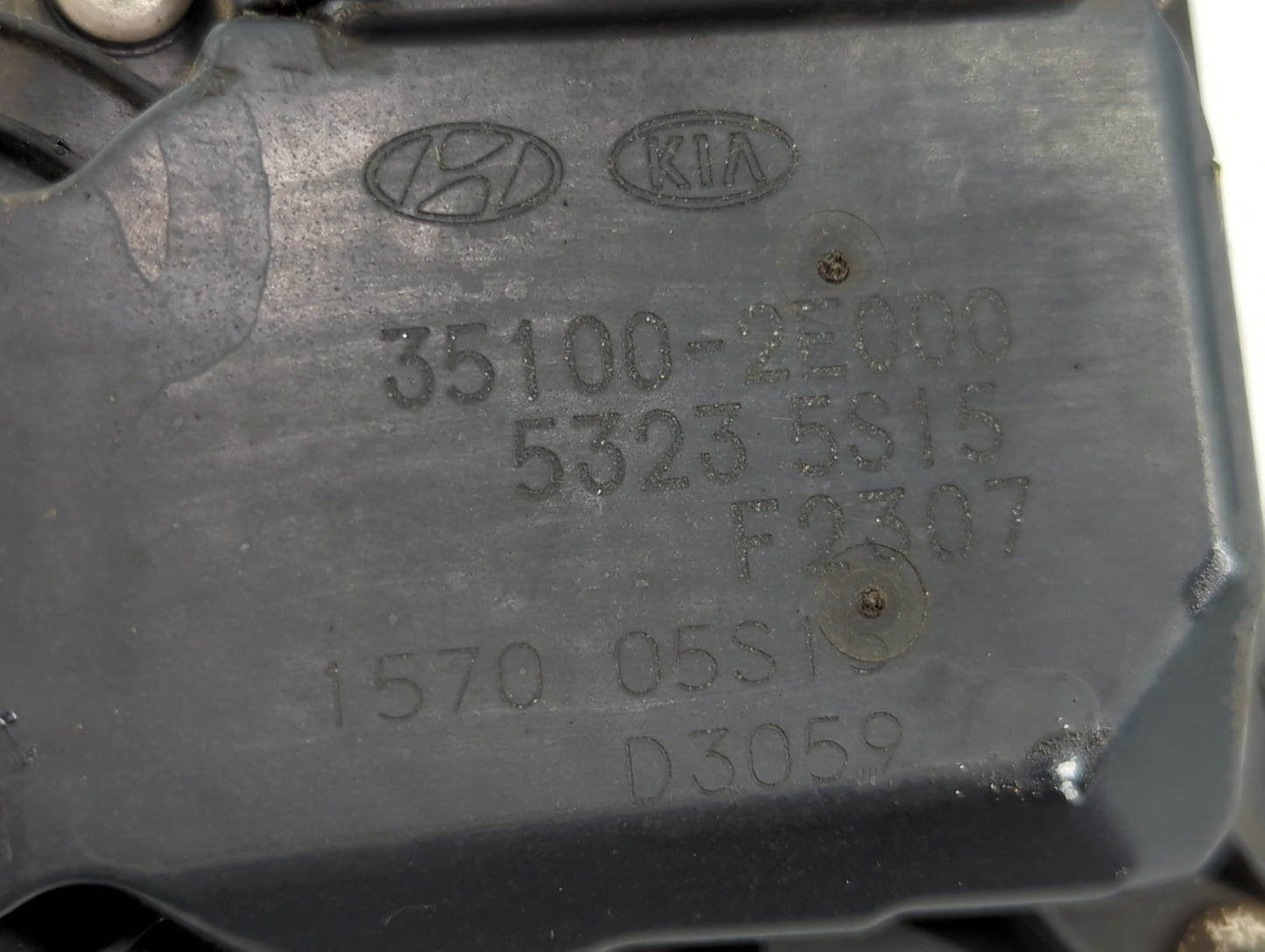 2011-2020 Hyundai Elantra Throttle Body P/N:35100-2E000 Fits Fits 2011 2012 2013 2014 2015 2016 2017 2018 2019 2020 2021 OEM