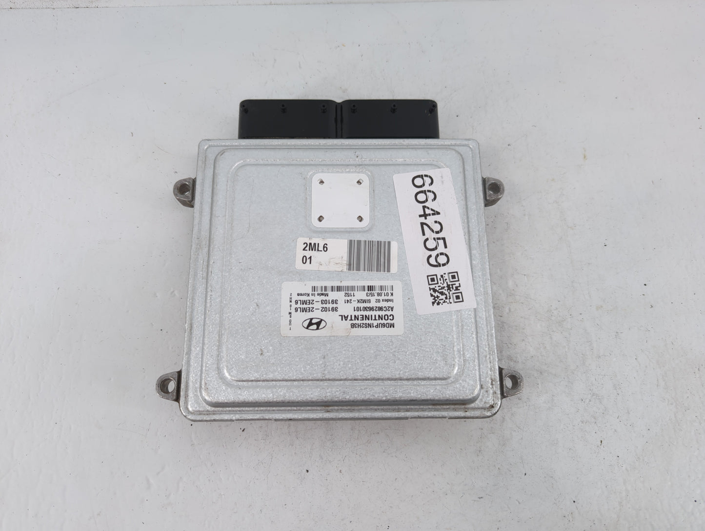 2014-2016 Hyundai Elantra PCM Engine Control Computer ECU ECM PCU OEM P/N:39103-2EML6 39102-2EML6 Fits Fits 2014 2015 2016 O