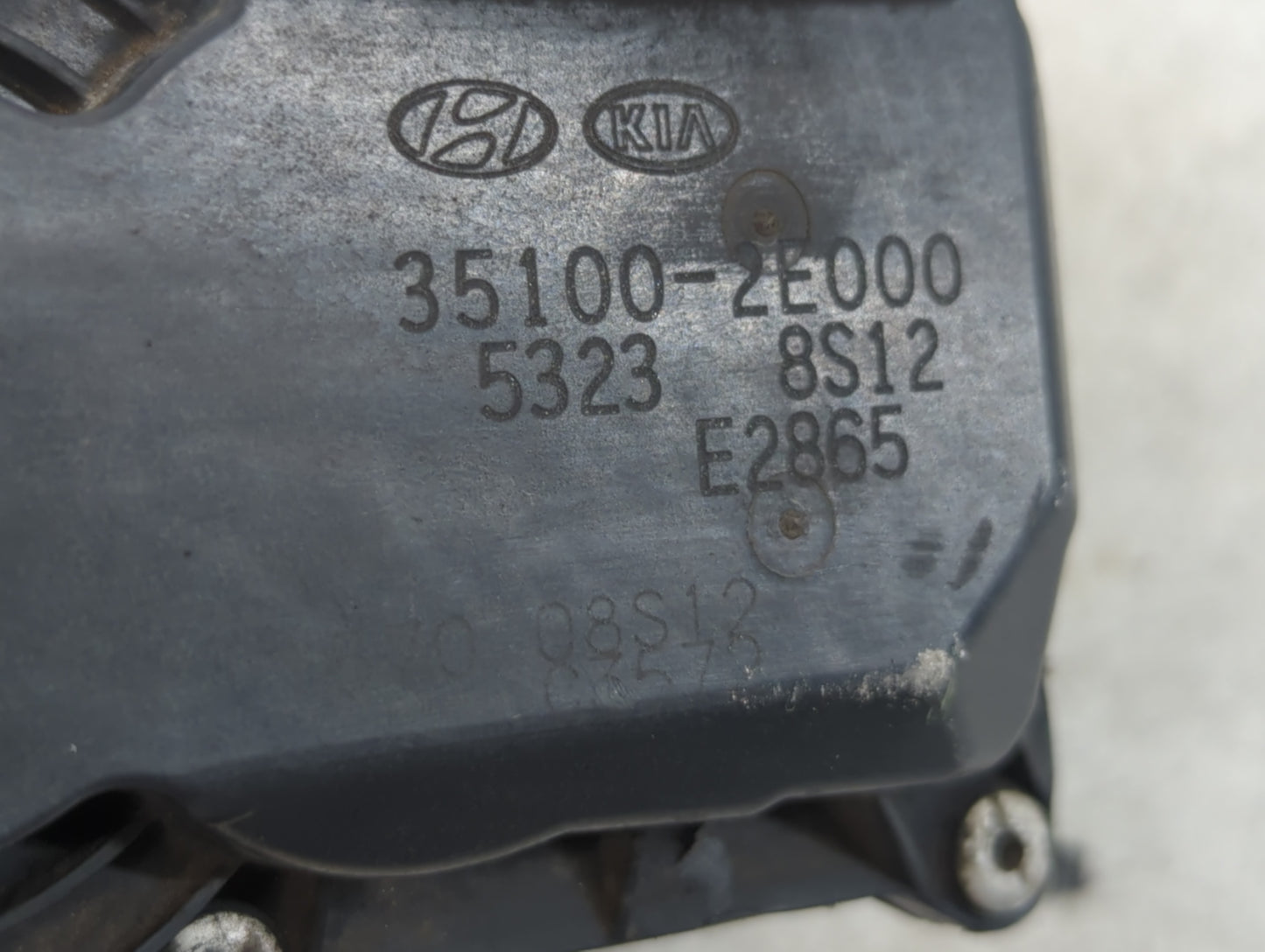 2011-2020 Hyundai Elantra Throttle Body P/N:35100-2E000 Fits Fits 2011 2012 2013 2014 2015 2016 2017 2018 2019 2020 2021 OEM