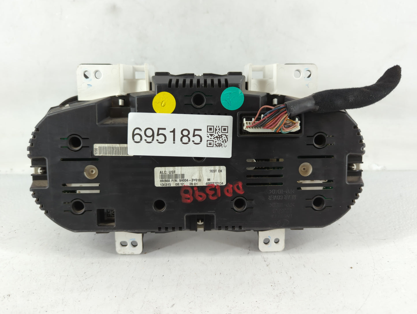 2014-2016 Hyundai Elantra Instrument Cluster Speedometer Gauges P/N:4002272134 94004-3Y010 Fits Fits 2014 2015 2016 OEM Used