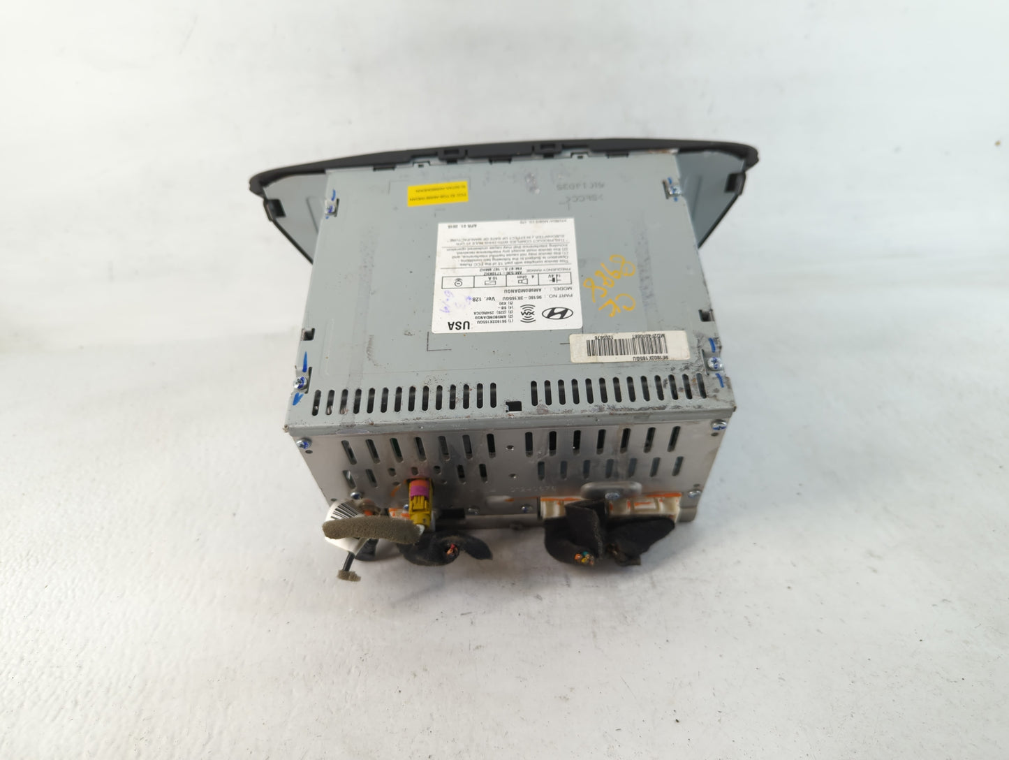 2014-2016 Hyundai Elantra Radio AM FM Cd Player Receiver Replacement P/N:96180-3X165GU Fits Fits 2014 2015 2016 OEM Used Aut