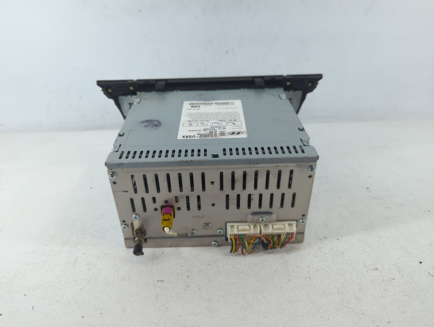 2016-2017 Hyundai Elantra Gt Radio AM FM Cd Player Receiver Replacement P/N:96170-A5270GU Fits Fits 2016 2017 OEM Used Auto