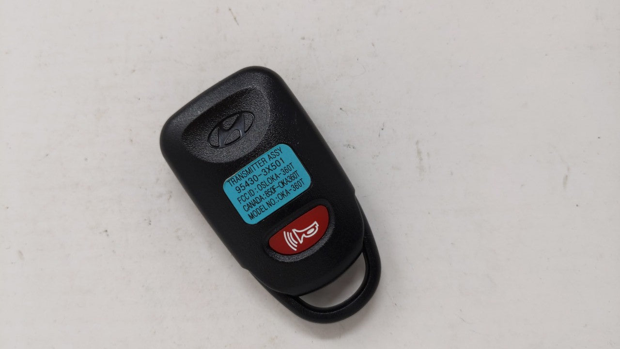 Hyundai Elantra Keyless Entry Remote Fob Osloka-360t 95430-3x501 4 Buttons - Oemusedautoparts1.com