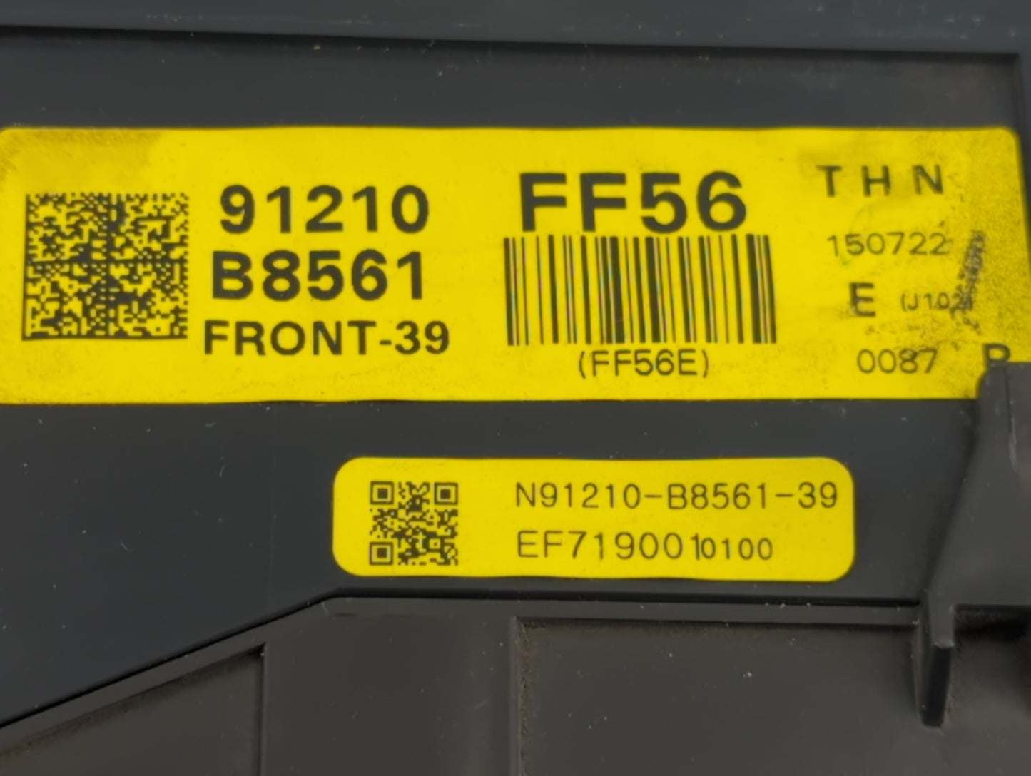 2013-2016 Hyundai Santa Fe Fusebox Fuse Box Panel Relay Module P/N:91210 B8561 Fits Fits 2013 2014 2015 2016 OEM Used Auto P