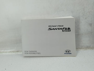 2016 Hyundai Santa Fe Owners Manual Book Guide P/N:G2W0-EU50D OEM Used Auto Parts