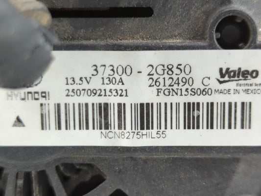2016 Hyundai Santa Fe Sport Alternator Replacement Generator Charging Assembly Engine OEM P/N:37300-2G850 Fits Fits 2014 2015 OEM Used Auto Parts