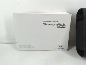 2016 Hyundai Santa Fe Sport Owners Manual Book Guide P/N:G2W0-EU5ND OEM Used Auto Parts