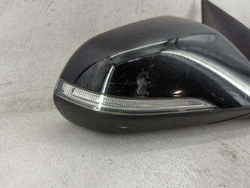 2016 Hyundai Sonata Passenger Right Side View Manual Door Mirror Black