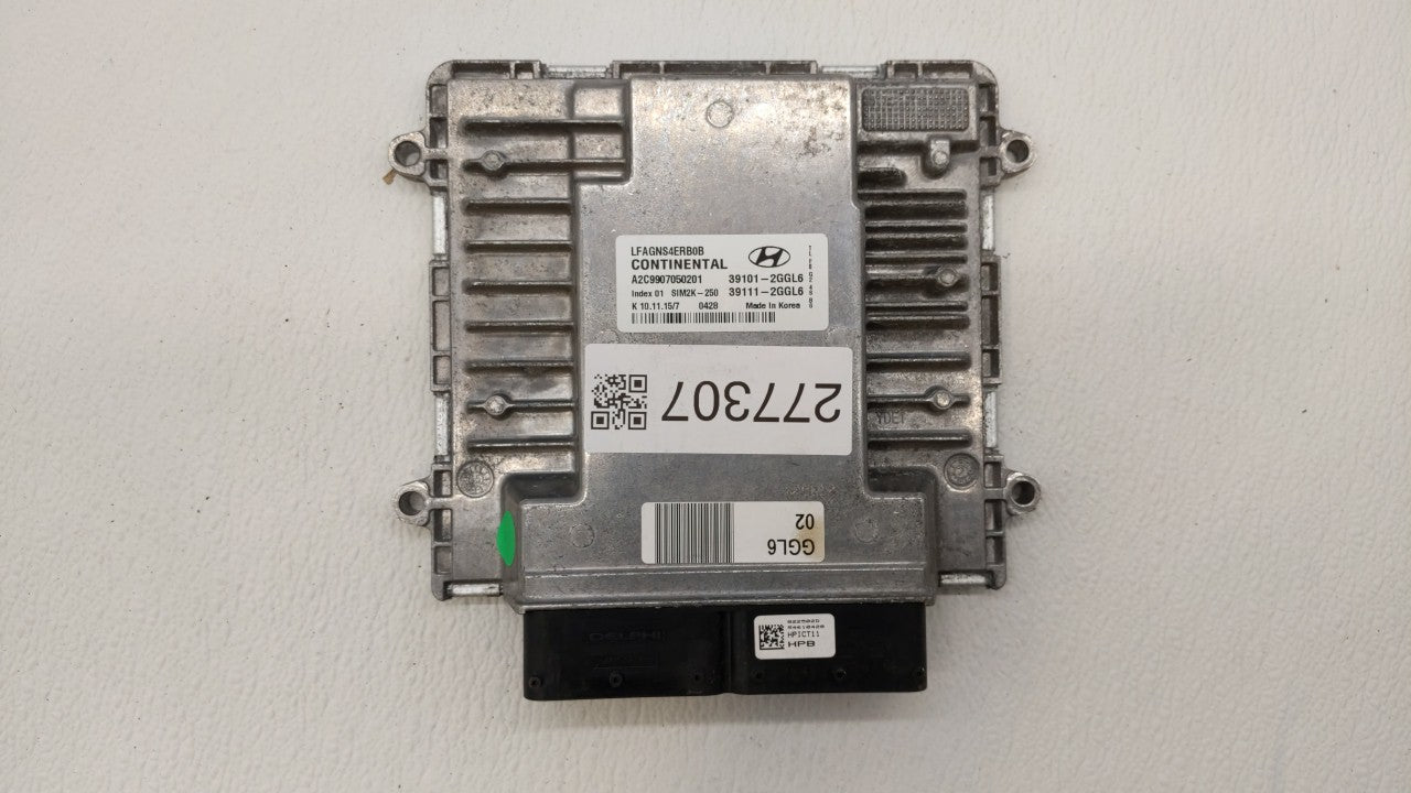 2015-2017 Hyundai Sonata PCM Engine Control Computer ECU ECM PCU OEM P/N:39101-2GGL5 39111-2GGL5 Fits Fits 2015 2016 2017 OE