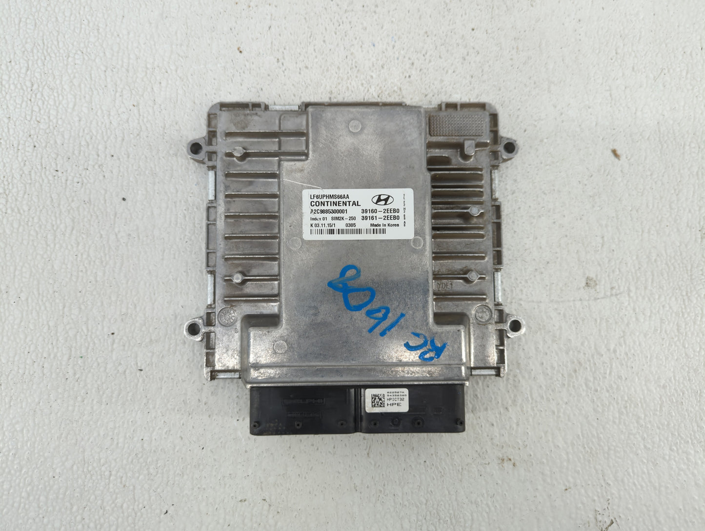 2016-2017 Hyundai Sonata PCM Engine Control Computer ECU ECM PCU OEM P/N:39160-2EEB1 39161-2EEB1, 39160-2EEB0 Fits Fits 2016