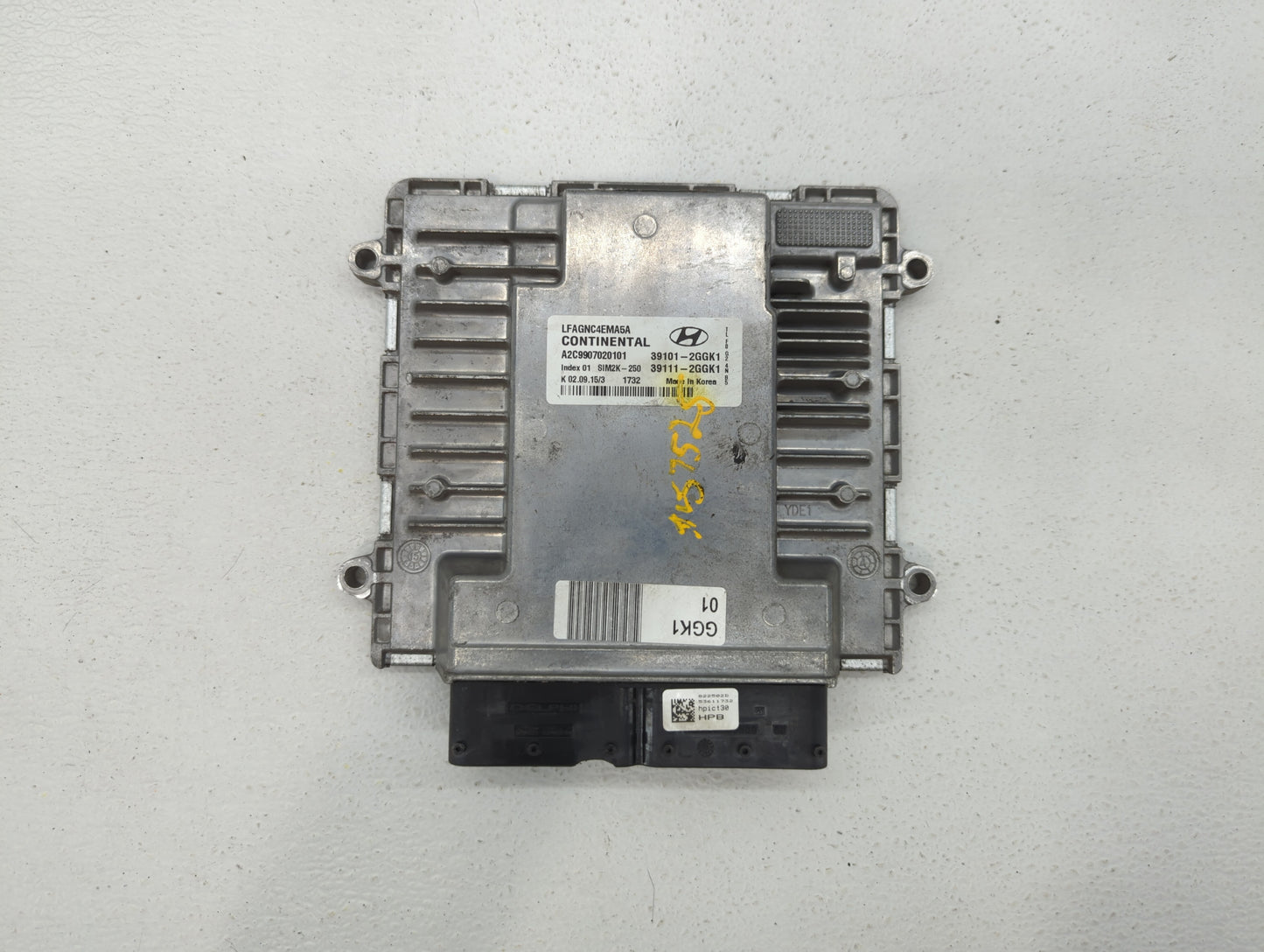 2015-2017 Hyundai Sonata PCM Engine Control Computer ECU ECM PCU OEM P/N:39101-2GGL1 39111-2GGL3 Fits Fits 2015 2016 2017 OE