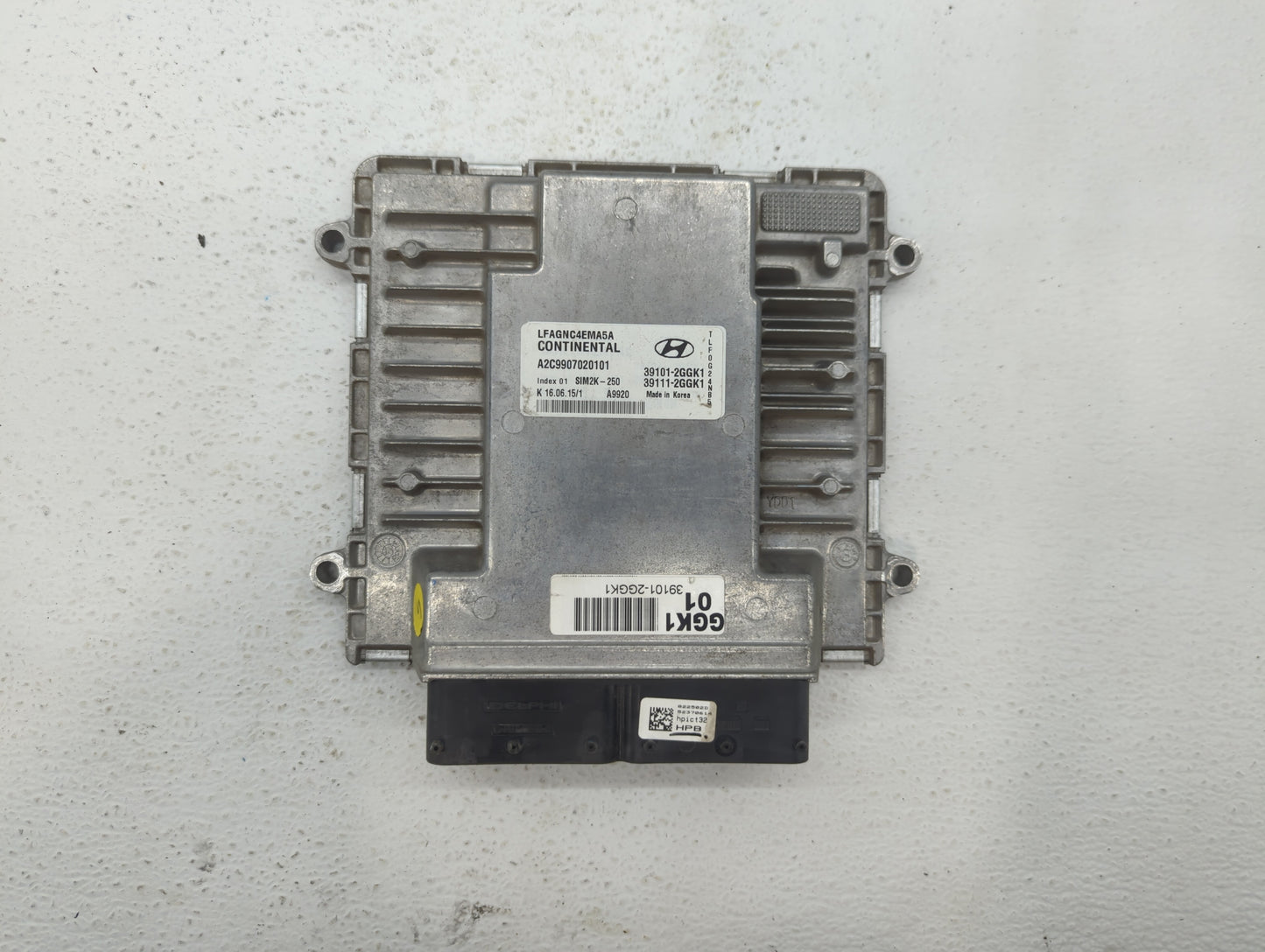 2015-2017 Hyundai Sonata PCM Engine Control Computer ECU ECM PCU OEM P/N:39111-2GGK1 39101-2GGK1 Fits Fits 2015 2016 2017 OE