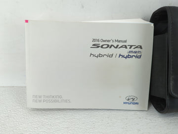 2016 Hyundai Sonata Owners Manual Book Guide OEM Used Auto Parts