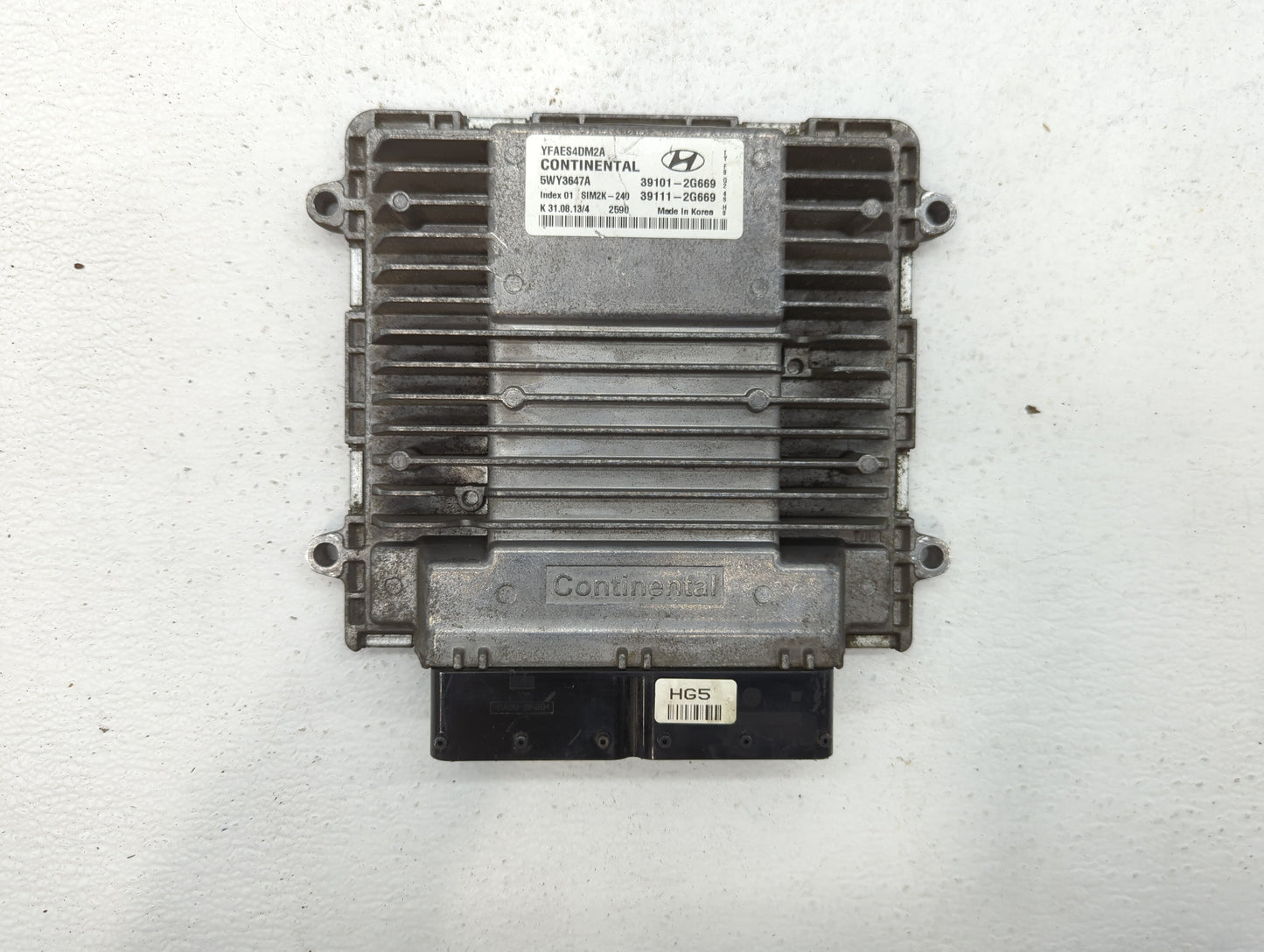 2015-2017 Hyundai Sonata PCM Engine Control Computer ECU ECM PCU OEM P/N:39111-2G669 39101-2G669 Fits Fits 2015 2016 2017 OE