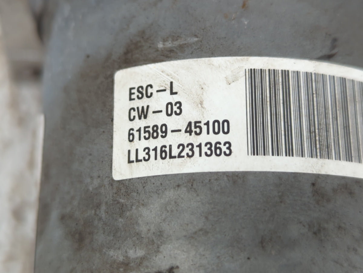 2015-2017 Hyundai Sonata Anti-Lock Brake ABS Pump Module Actuator OEM P/N:61589-45100 58920 C2201 Fits Fits 2015 2016 2017 O