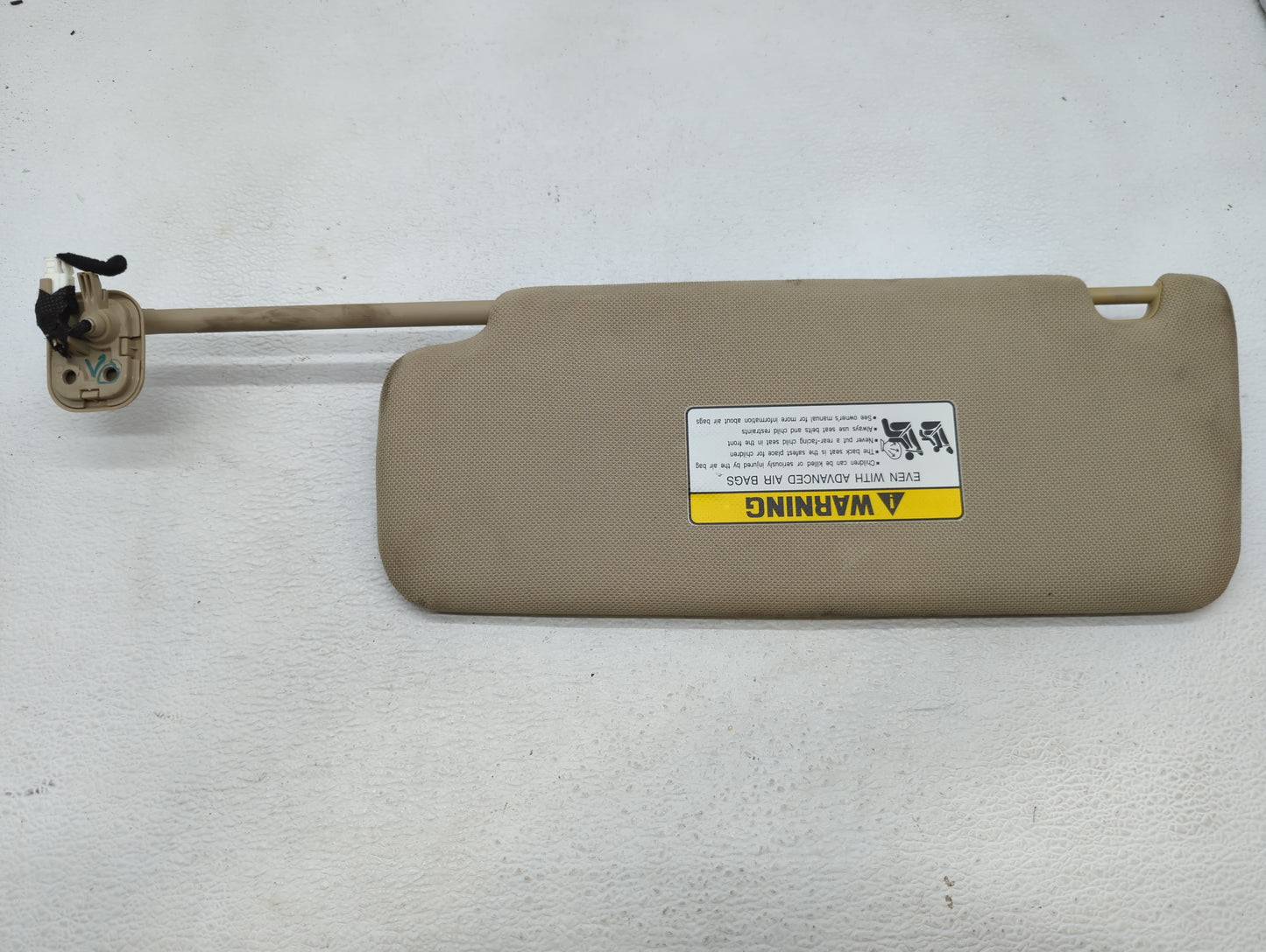2015-2019 Hyundai Sonata Sun Visor Shade Replacement Passenger Right Mirror Fits Fits 2015 2016 2017 2018 2019 OEM Used Auto
