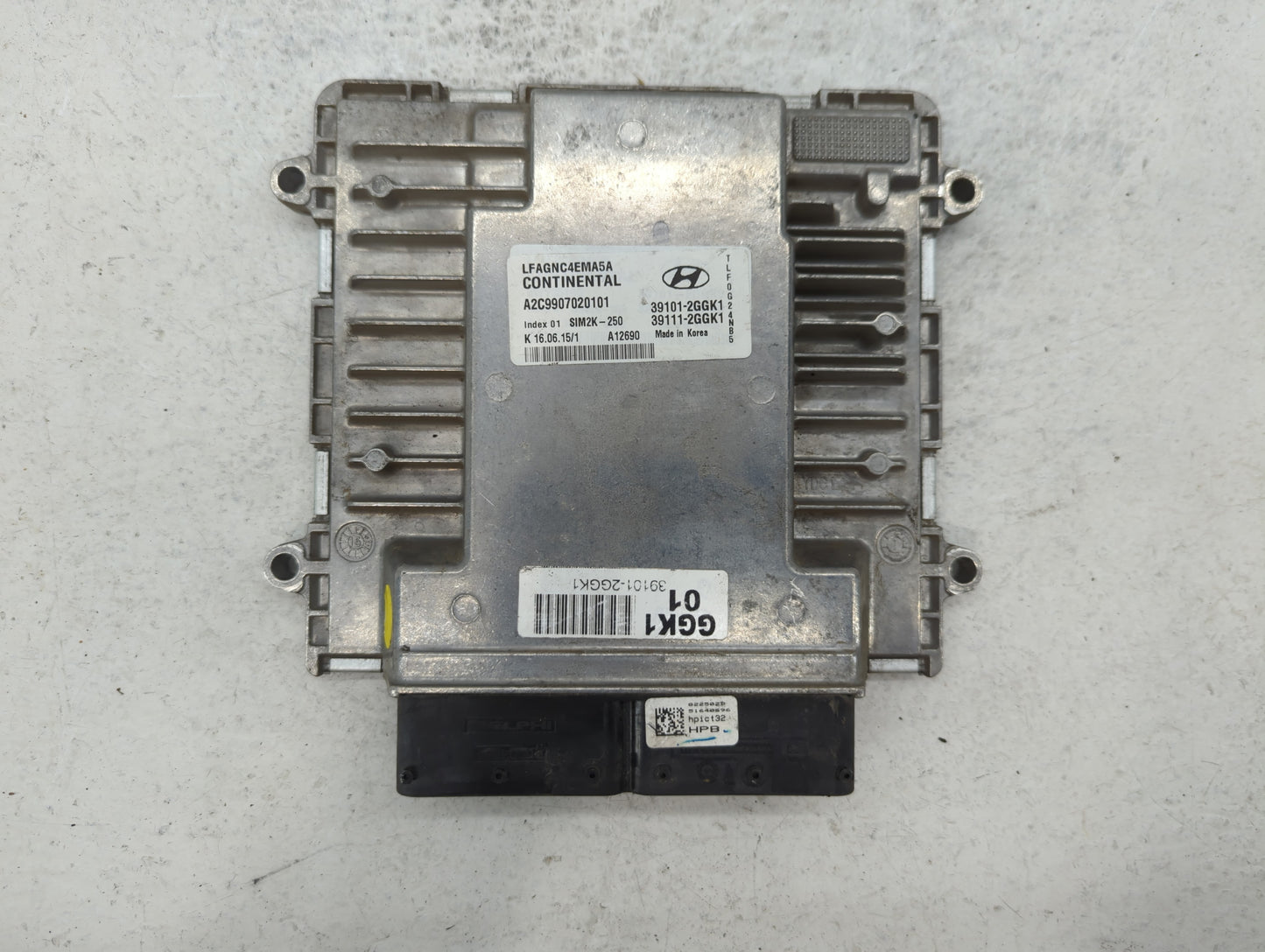 2015-2017 Hyundai Sonata PCM Engine Control Computer ECU ECM PCU OEM P/N:39111-2GGK1 39101-2GGK1 Fits Fits 2015 2016 2017 OE