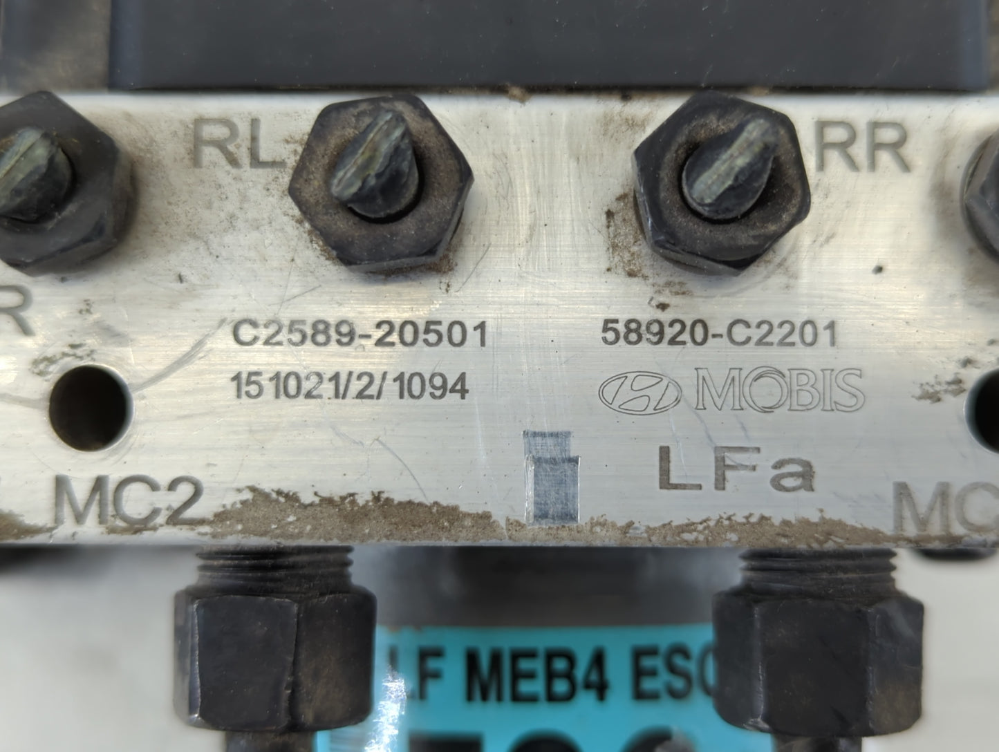 2016-2017 Hyundai Sonata ABS Pump Control Module Replacement P/N:58920-C2201 C2589-20501 Fits Fits 2016 2017 OEM Used Auto P