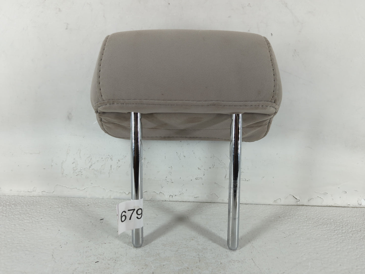Hyundai Sonata Headrest Head Rest Front Driver Passenger Seat Light Grey - Oemusedautoparts1.com