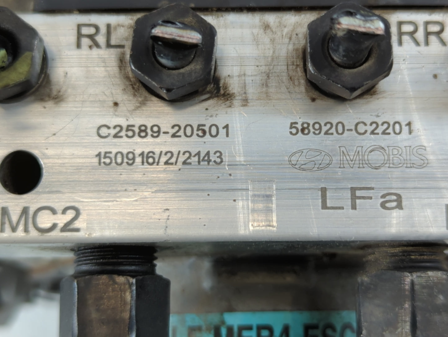 2015-2017 Hyundai Sonata ABS Pump Control Module Replacement P/N:61589-45100 58920-C2201, C2589-20501 Fits Fits 2015 2016 20