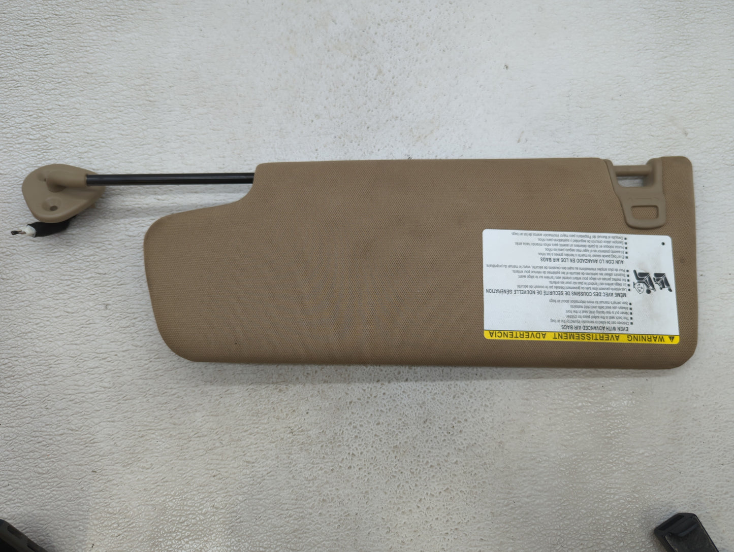 2016 Hyundai Sonata Sun Visor Shade Replacement Passenger Right Mirror Fits Fits 2017 2018 2019 OEM Used Auto Parts - Oemuse