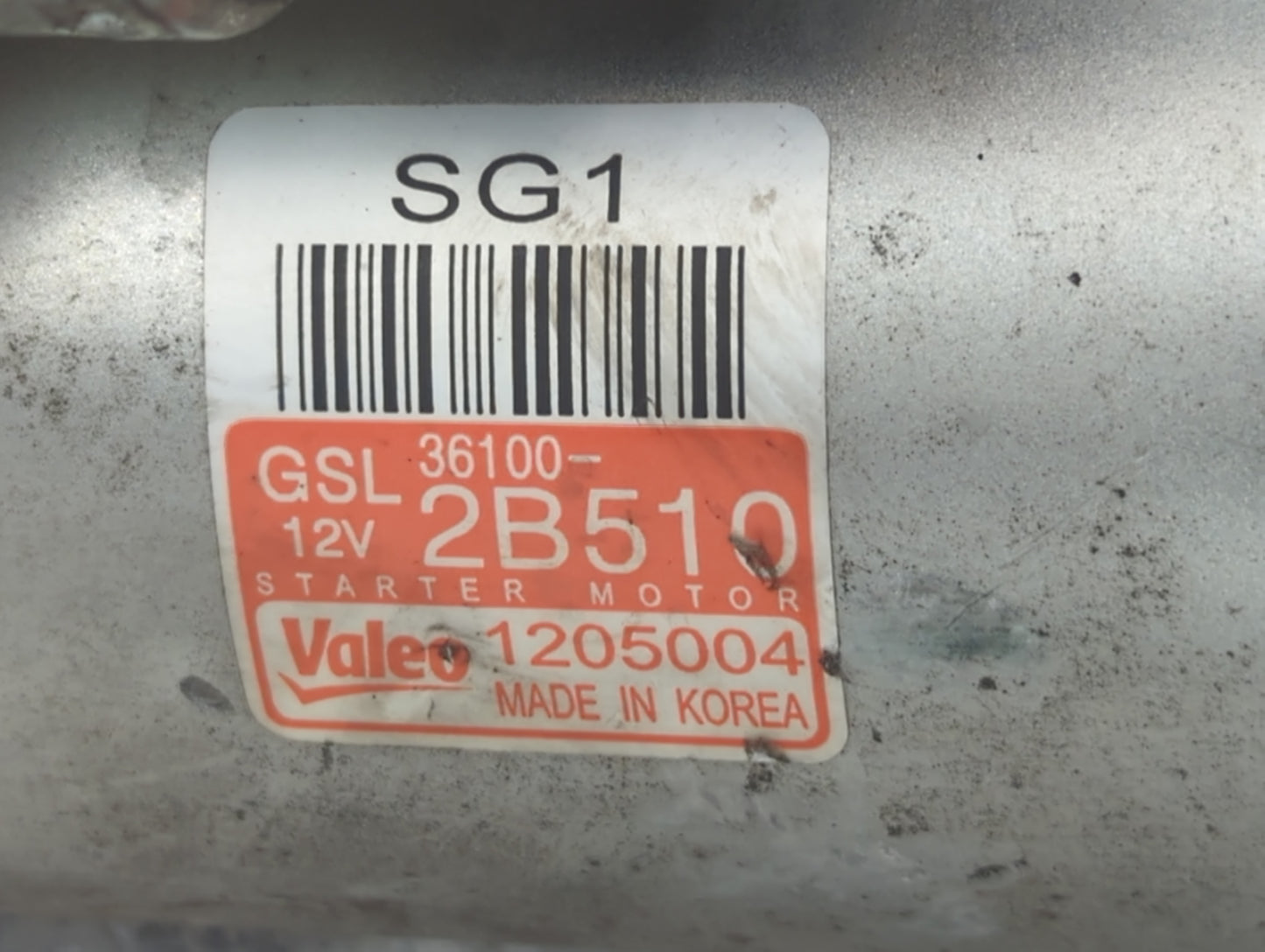 2016-2018 Hyundai Tucson Car Starter Motor Solenoid OEM P/N:36100-2B510 GSL 36100-2B51 Fits OEM Used Auto Parts - Oemusedaut