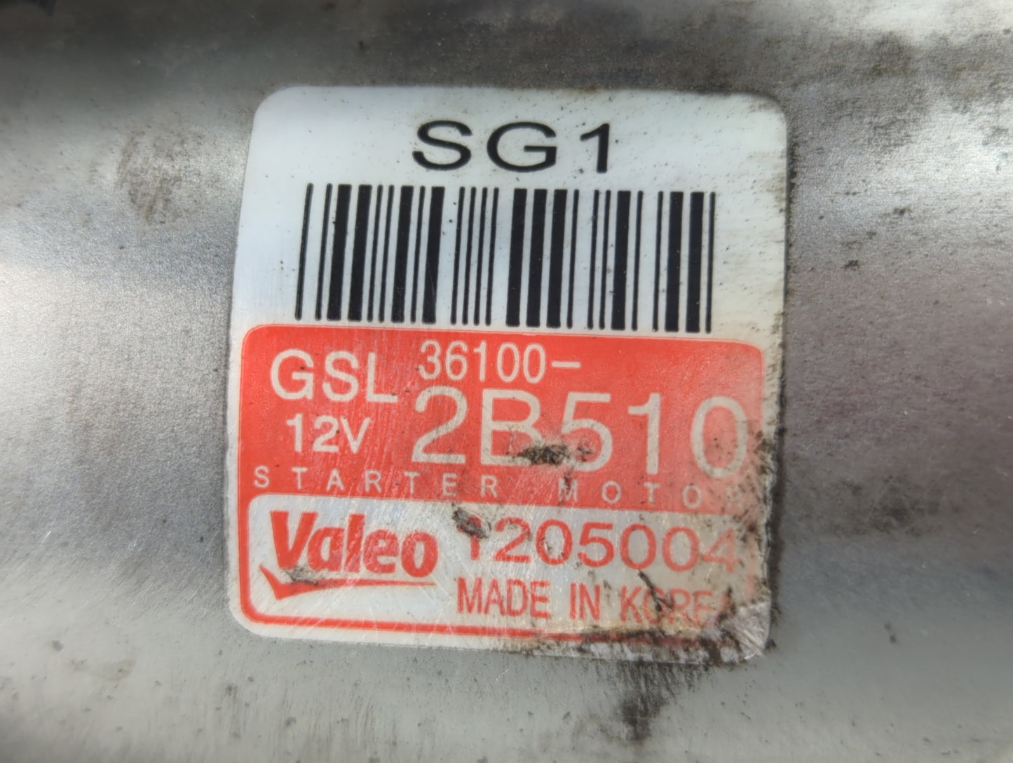 2016-2018 Hyundai Tucson Car Starter Motor Solenoid OEM P/N:36100-2B510 Fits OEM Used Auto Parts - Oemusedautoparts1.com