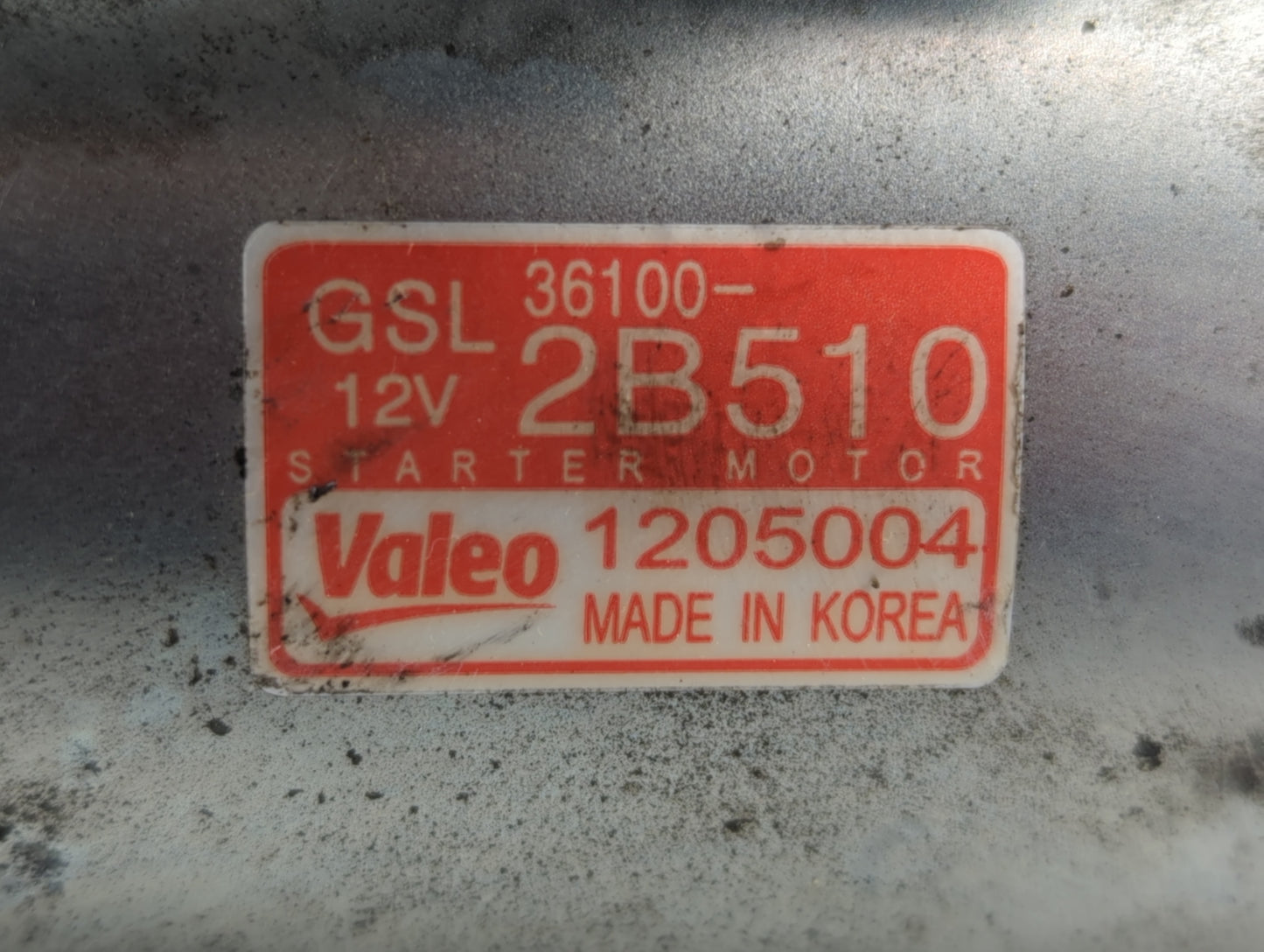 2016-2018 Hyundai Tucson Car Starter Motor Solenoid OEM P/N:36100-2B510 Fits OEM Used Auto Parts - Oemusedautoparts1.com