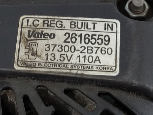 2013-2017 Hyundai Veloster Alternator Replacement Generator Charging Assembly Engine OEM P/N:37300-2B760 Fits OEM Used Auto Parts