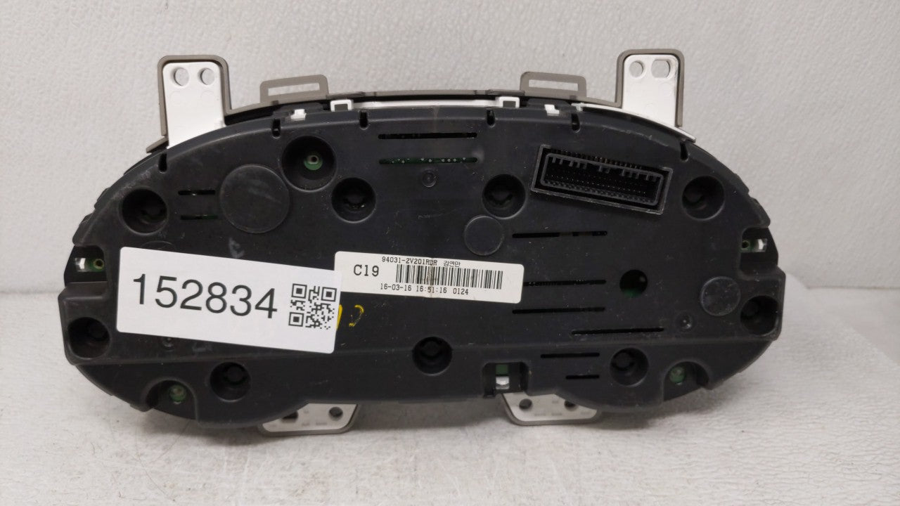 2016-2017 Hyundai Veloster Instrument Cluster Speedometer Gauges P/N:94031-2V201 94031-2V201RDR Miles: Fits Fits 2016 2017 O