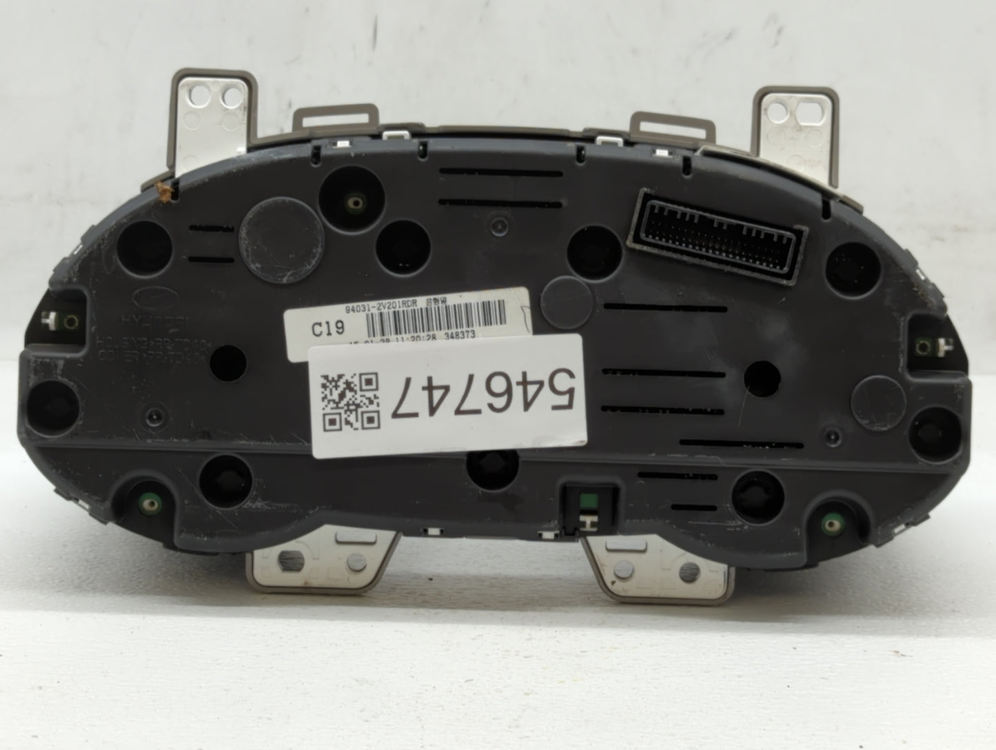 2016-2017 Hyundai Veloster Instrument Cluster Speedometer Gauges P/N:94031-2V240RDR 94031-2V201 Fits Fits 2016 2017 OEM Used