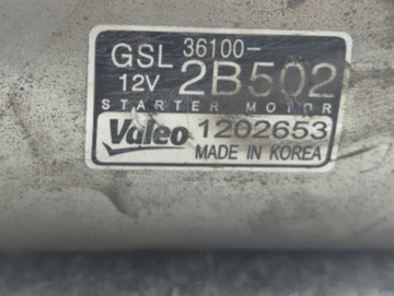2012-2020 Hyundai Veloster Car Starter Motor Solenoid OEM P/N:36100-2B502 Fits OEM Used Auto Parts