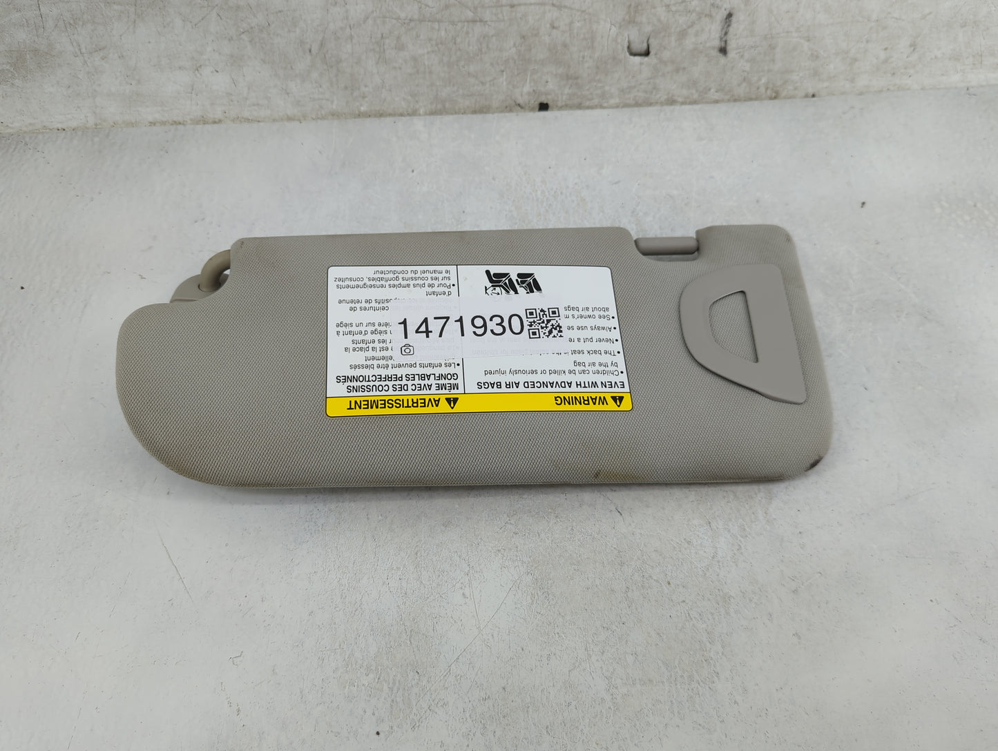 2014-2020 Infiniti Q50 Sun Visor Shade Replacement Passenger Right Mirror Fits Fits 2014 2015 2016 2017 2018 2019 2020 OEM U