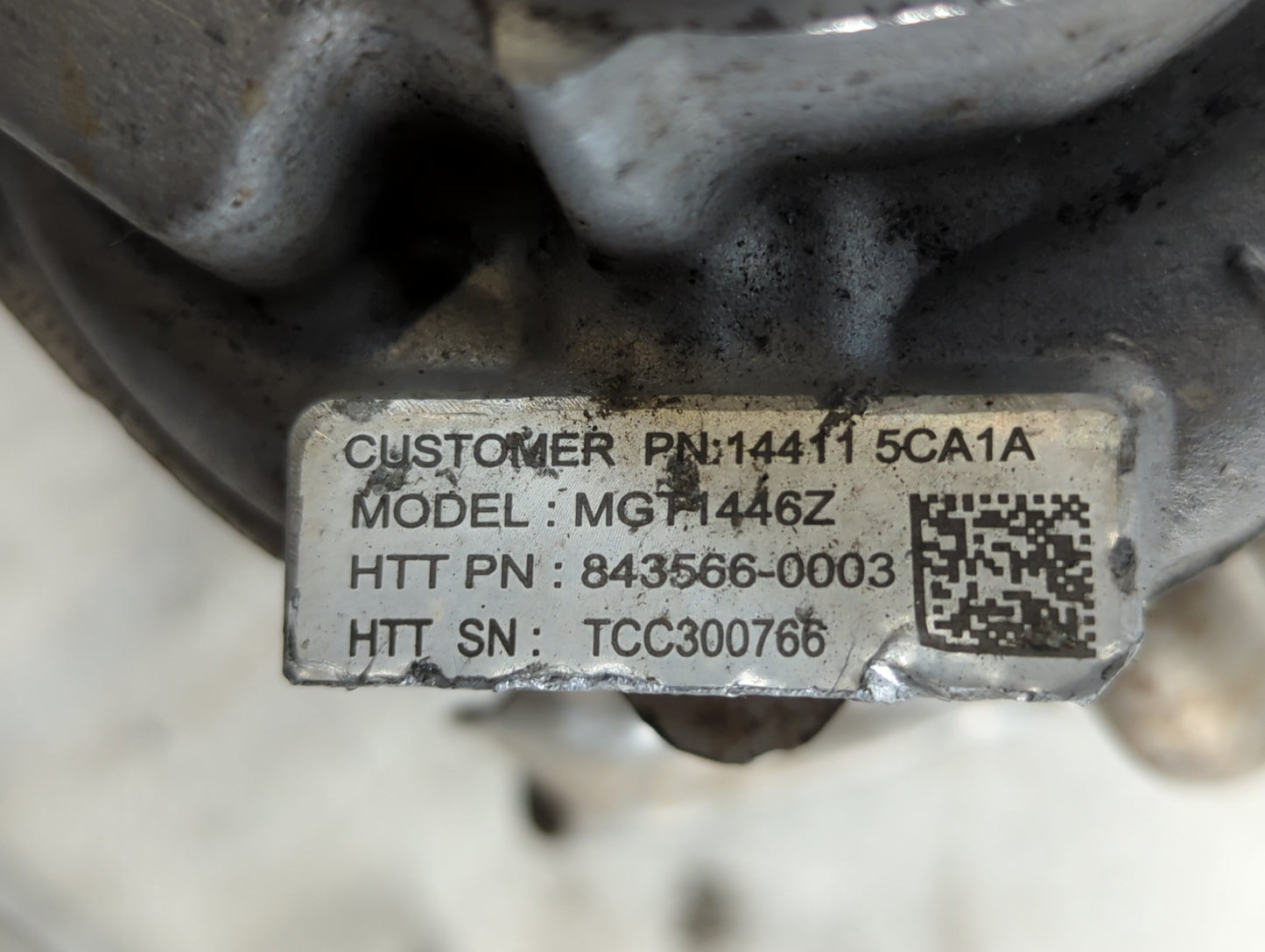2016 Infiniti Q50 Turbocharger Turbo Charger Super Charger Supercharger - Oemusedautoparts1.com