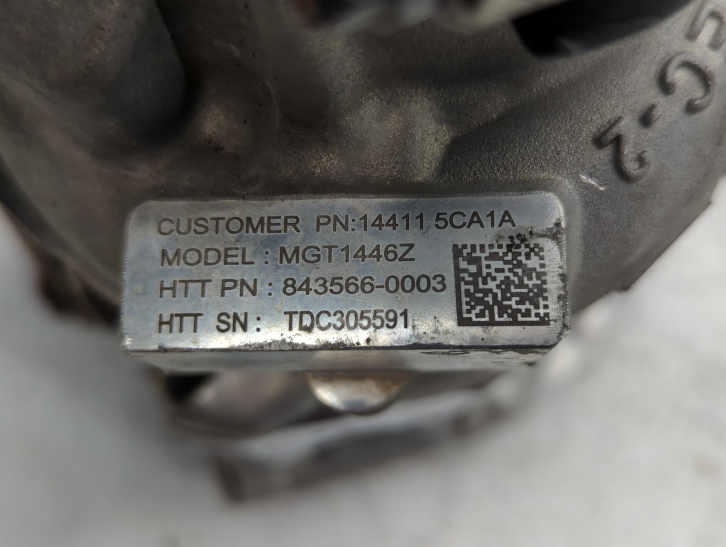 2016 Infiniti Q50 Turbocharger Turbo Charger Super Charger Supercharger - Oemusedautoparts1.com