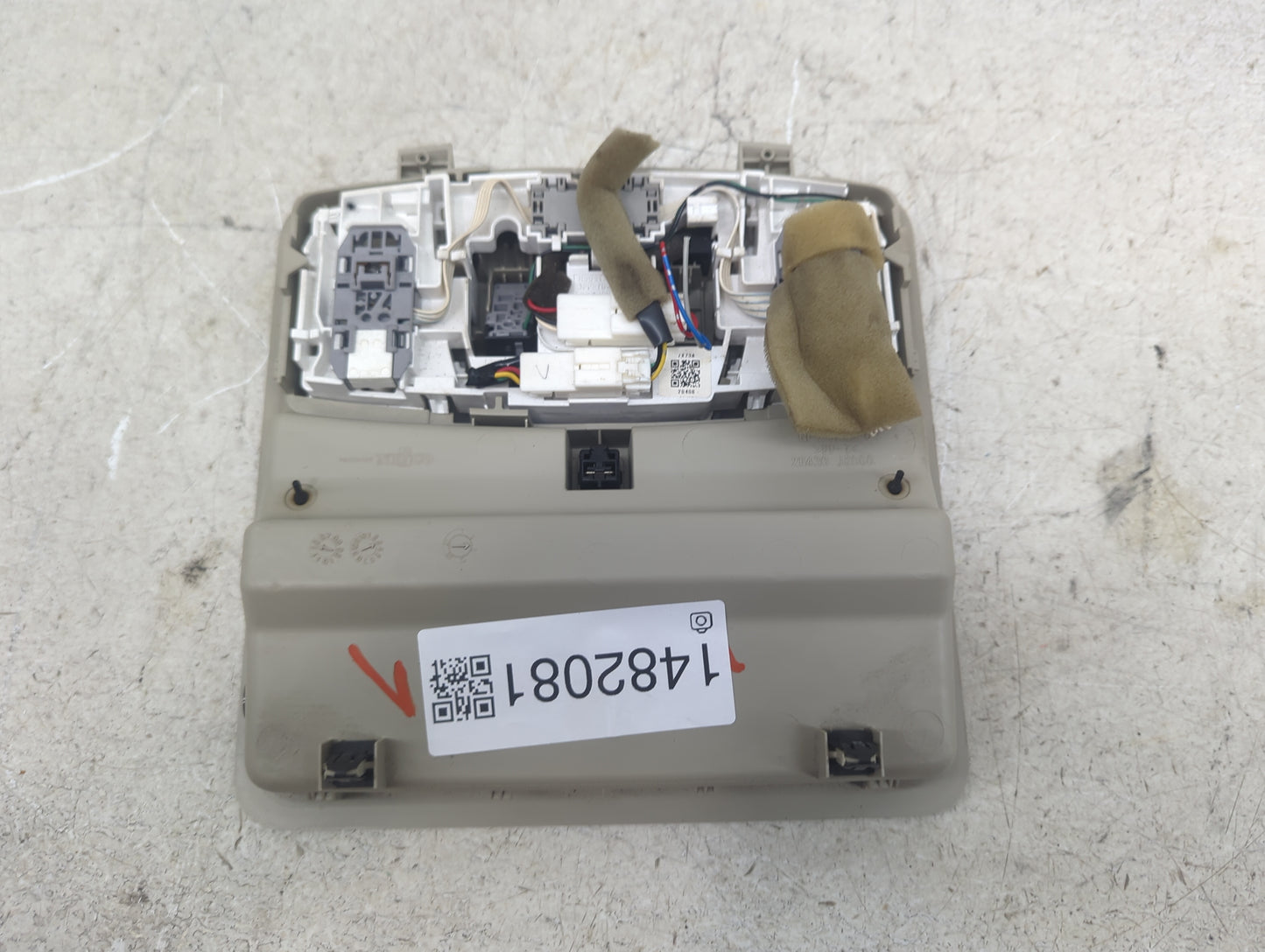 2016 Infiniti Qx80 Overhead Roof Console 1482081 - Oemusedautoparts1.com