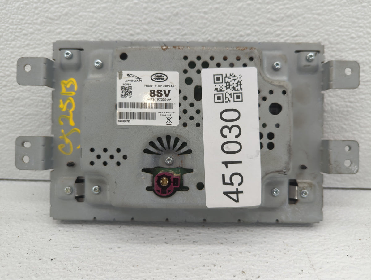 2016-2019 Jaguar Xf Information Radio Display Screen - Oemusedautoparts1.com