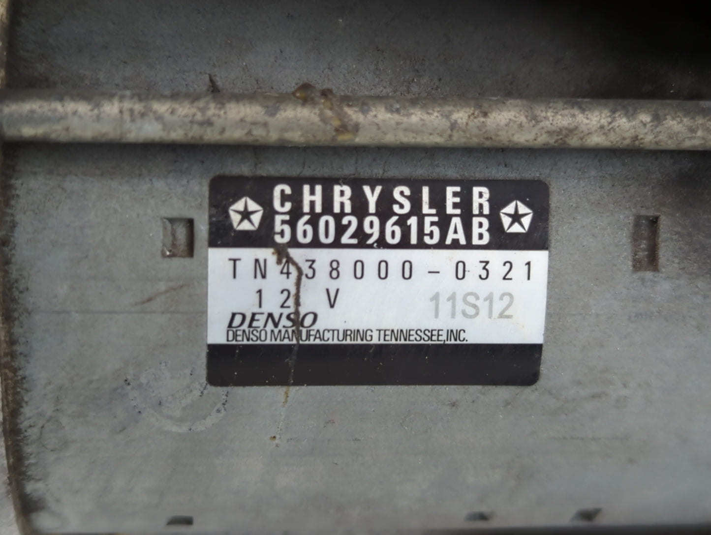 2015-2022 Jeep Cherokee Car Starter Motor Solenoid OEM P/N:TN438000-0321 56029615AB Fits OEM Used Auto Parts - Oemusedautopa