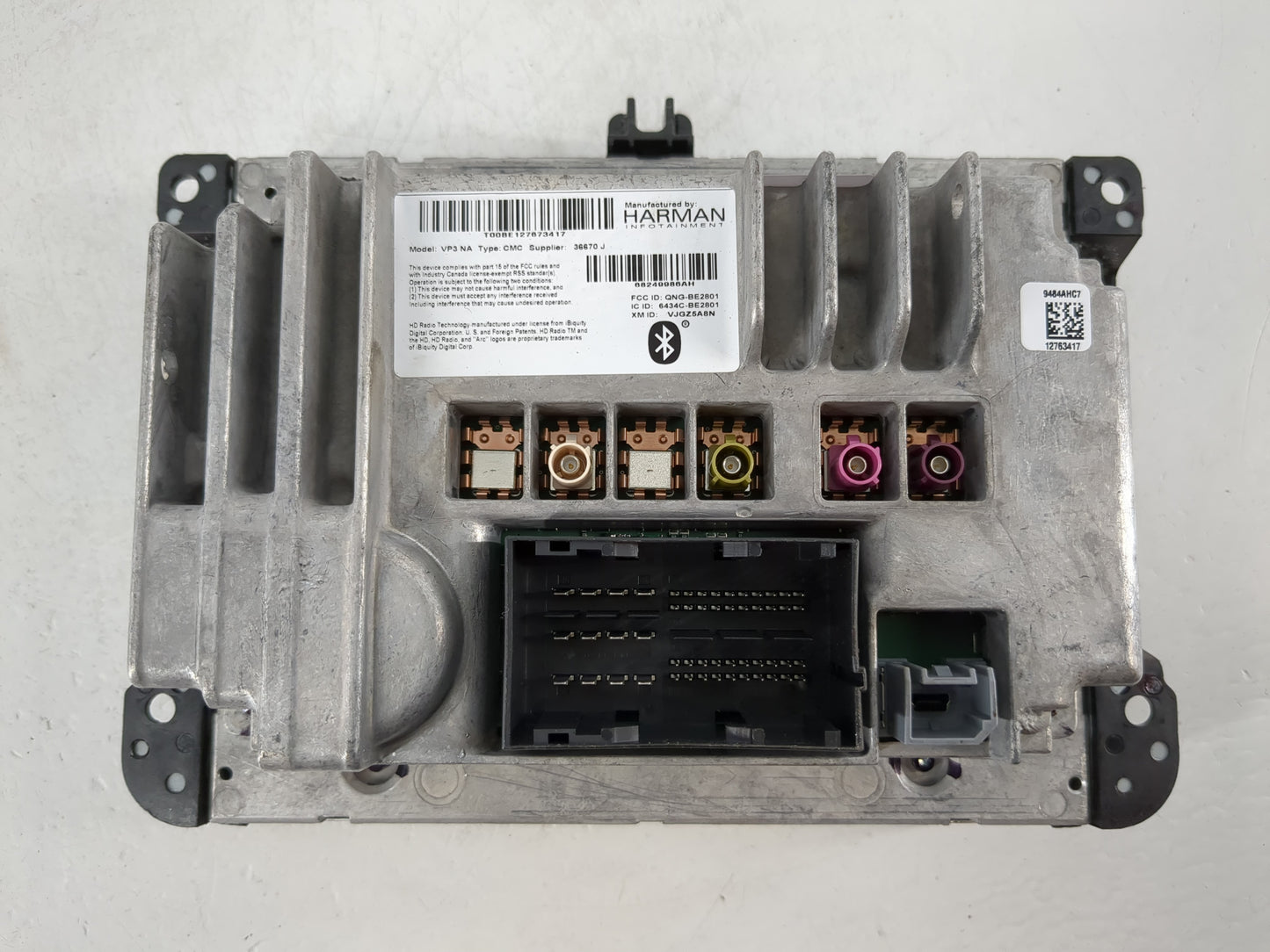 2016 Jeep Cherokee Radio AM FM Cd Player Receiver Replacement P/N:68249986AH Fits OEM Used Auto Parts - Oemusedautoparts1.co
